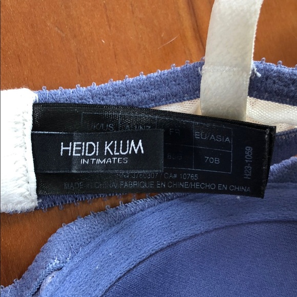 Purple and White Heidi Klum Bra - Picture 2 of 2